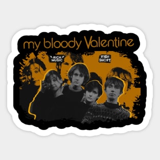 my bloody valentine squads Sticker